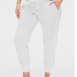 Gap Full Panel Linen Blend Maternity Jogger Sz S